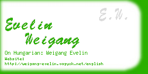 evelin weigang business card